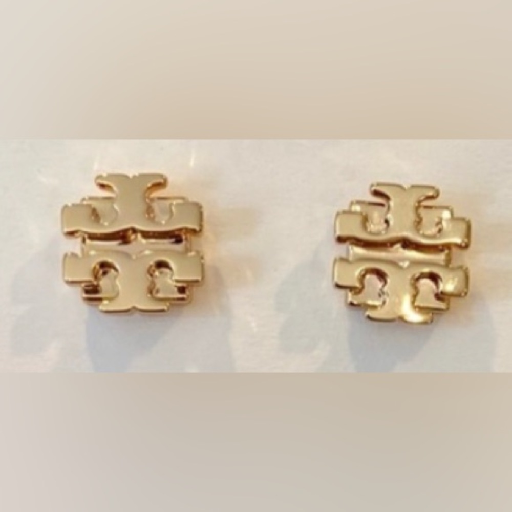 Gold Tory Burch earrings
